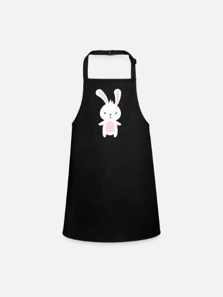 Animal Animal Animal Animal Motif Idée Cadeau Animal Shirt - Tablier Enfant - noir - Devant