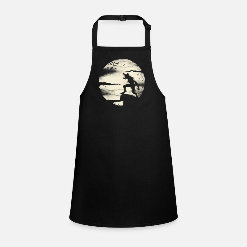Werewolf With The Full Moon Children's Apron