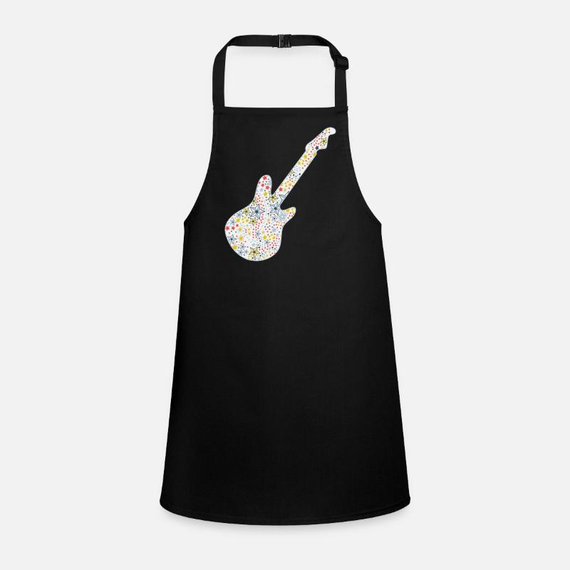 Gitarre & Sterne Schürze für Kinder
