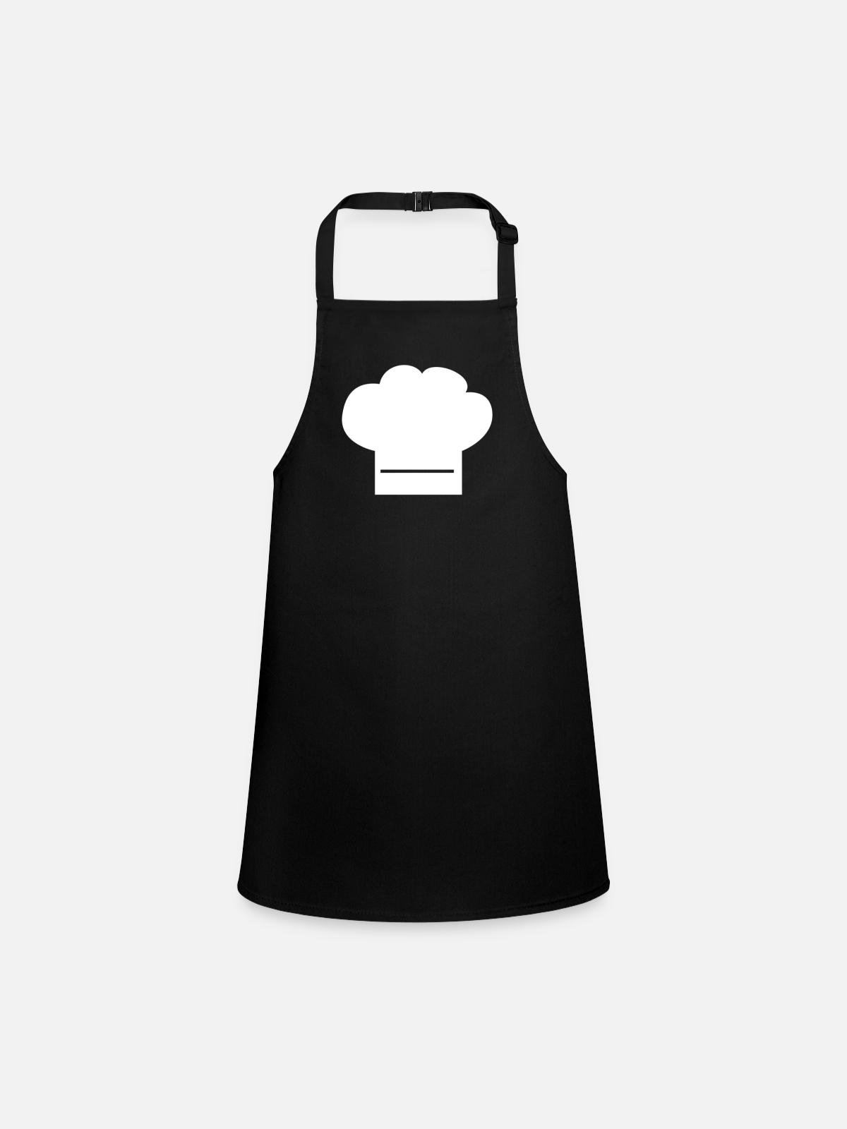 cuisinier - Tablier Enfant - noir - Devant