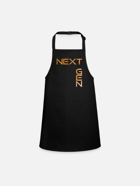 NEXT GEN - Tablier Enfant - noir - Devant