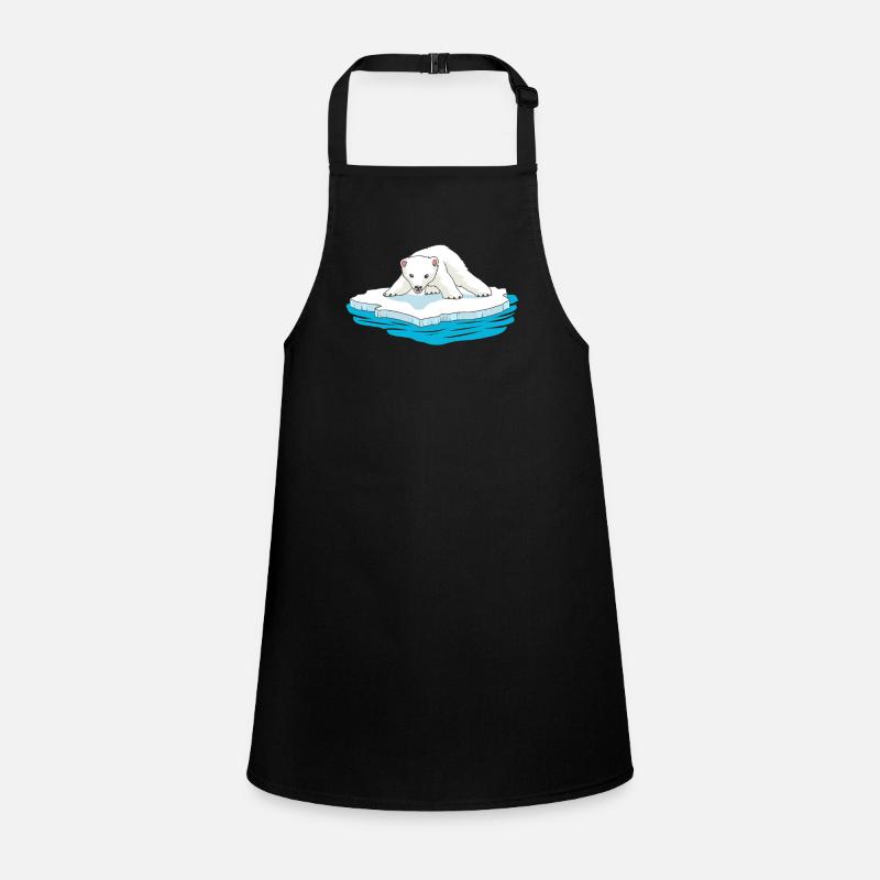 Polar Bear Ice floe Arctic North Pole Cold Glacier Children's Apron