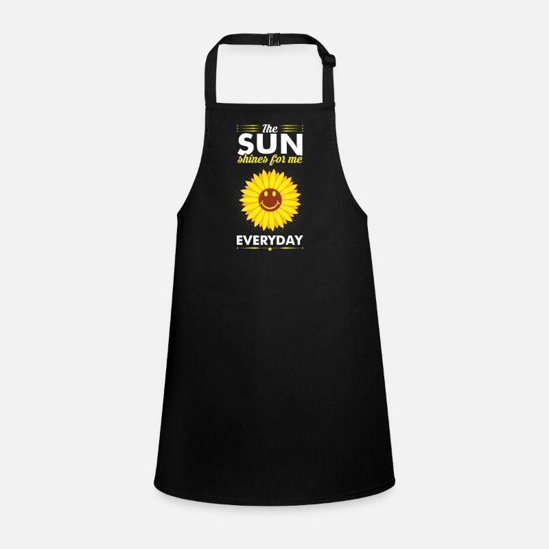 Sonnenblume Glück Sommer Schürze für Kinder