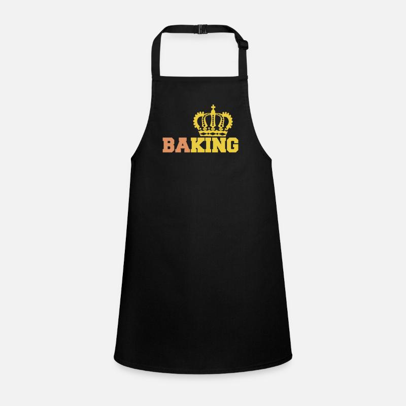 to bake king baking - la cuisson du roi Tablier Enfant