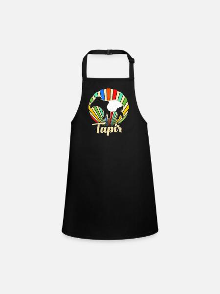 Tapir - Tablier Enfant - noir - Devant