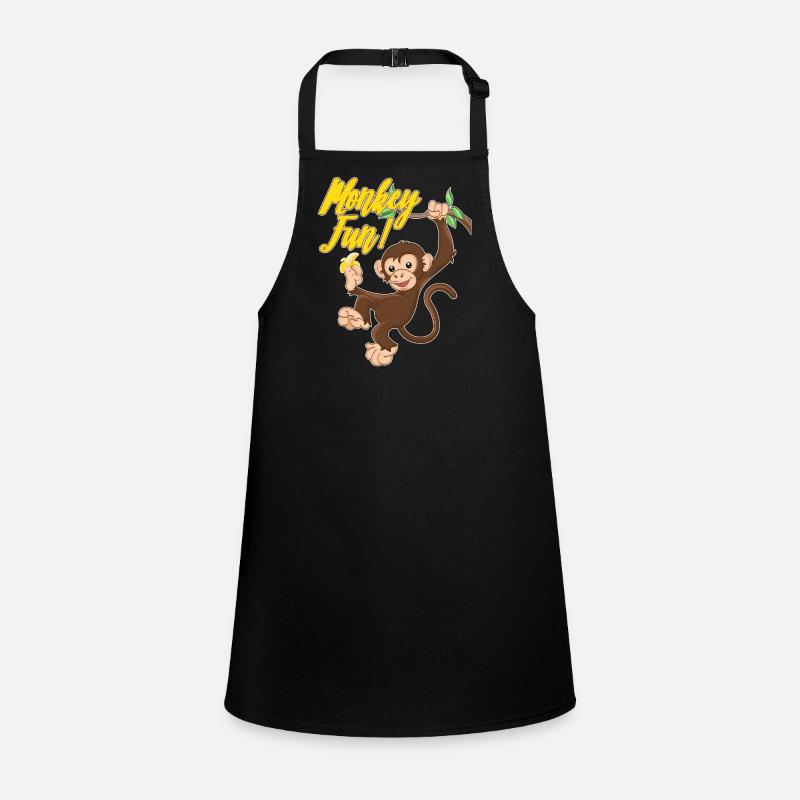 Singe Singe Amusant Singe Singe Tablier Enfant