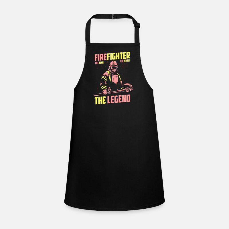 Firefighter Man The Man The Myth The Legend Children's Apron