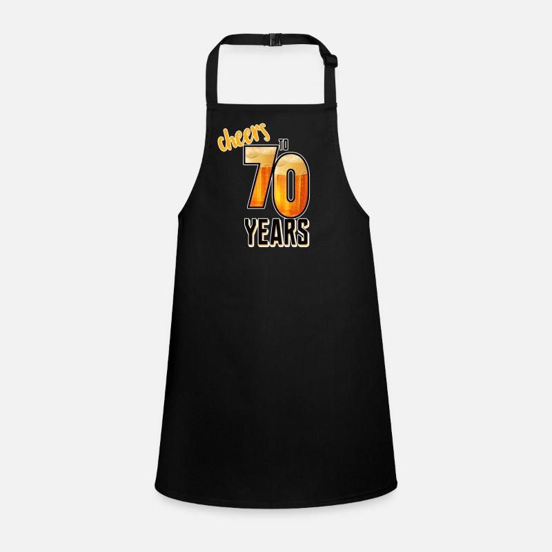 Cheers to 70 Years Children's Apron