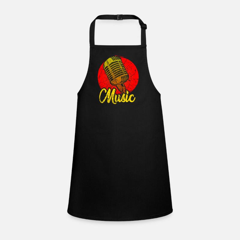 Microphone Singer Singer Musical Singing Children's Apron