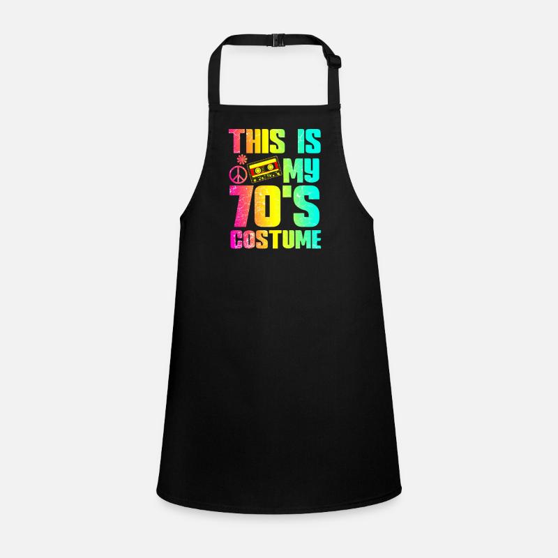 70s 70s 70s Generation Disco Costume Children's Apron