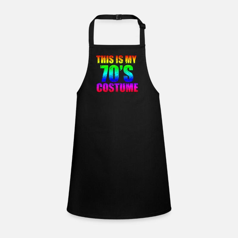 70s 70s 70s Generation Disco Costume Children's Apron