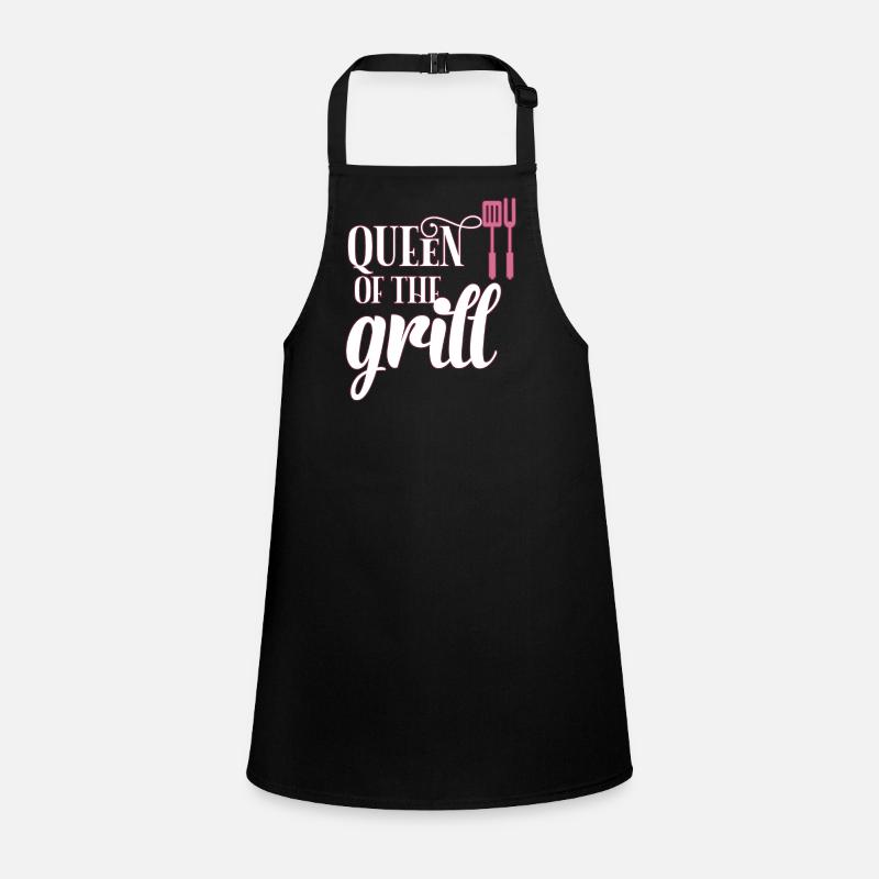 Grillen Königin Schürze für Kinder