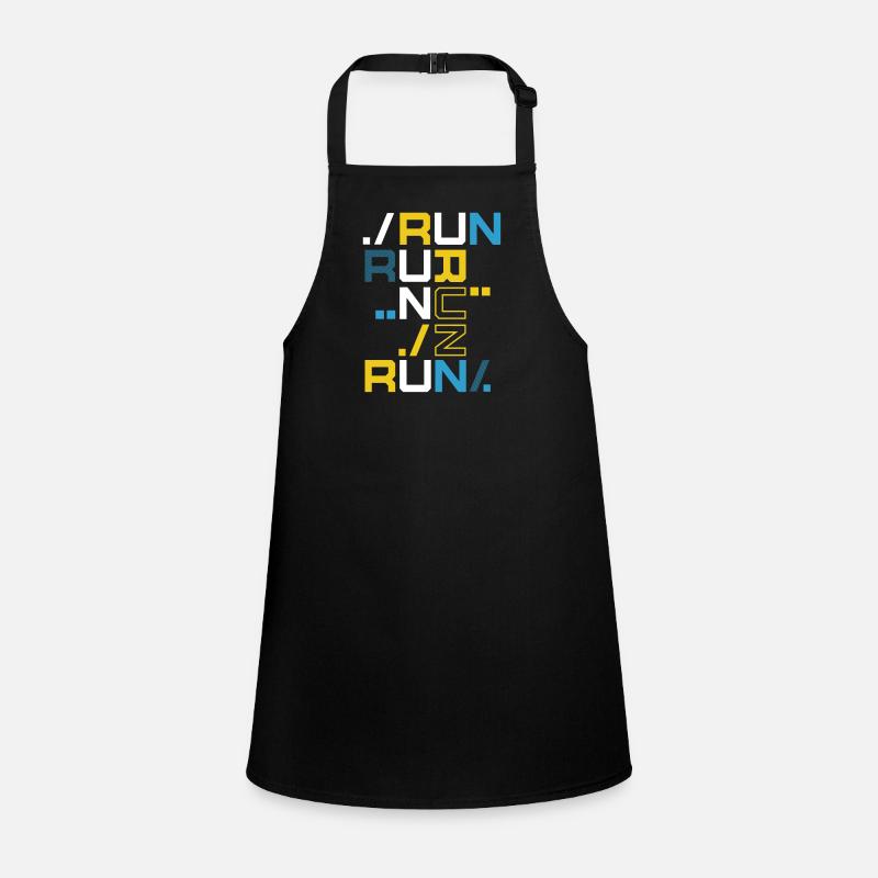 Run Run Run shirt Children's Apron