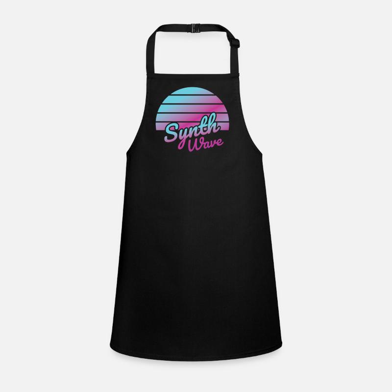Synth Wave Musikliebhaber Schürze für Kinder