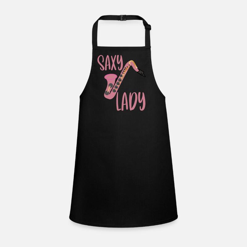 Saxophone Saxophonist Saxophone Saxy Lady Children's Apron