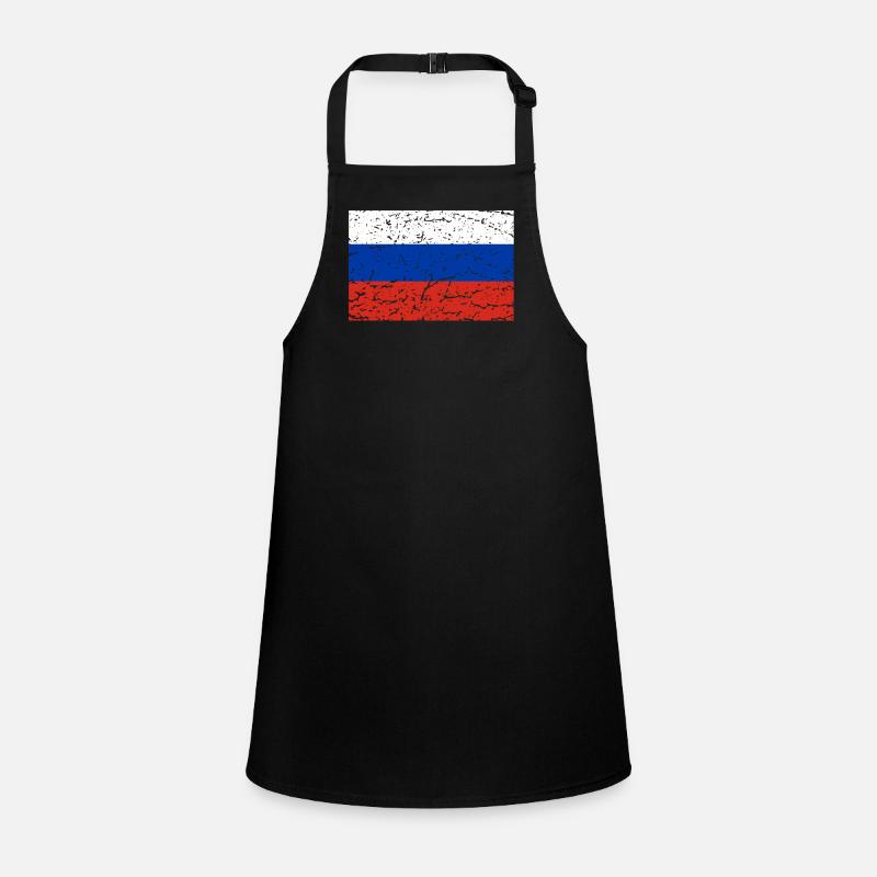 Drapeau russe russie moscou cadeau voyage Tablier Enfant