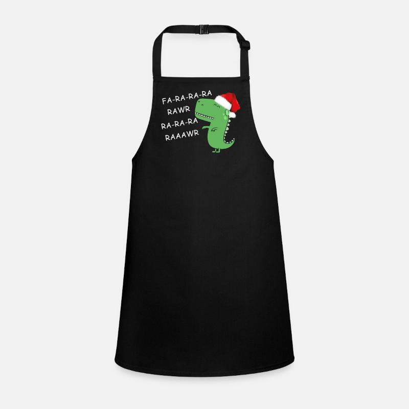 dinosaur christmas Children's Apron