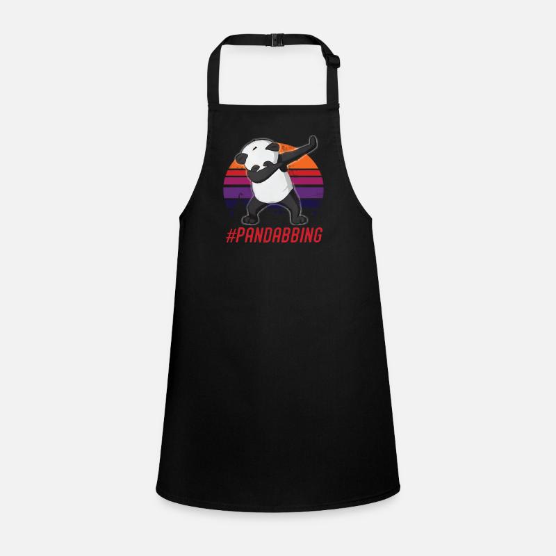 Panda Dabbing panda Panda Bear Panda Baby Children's Apron