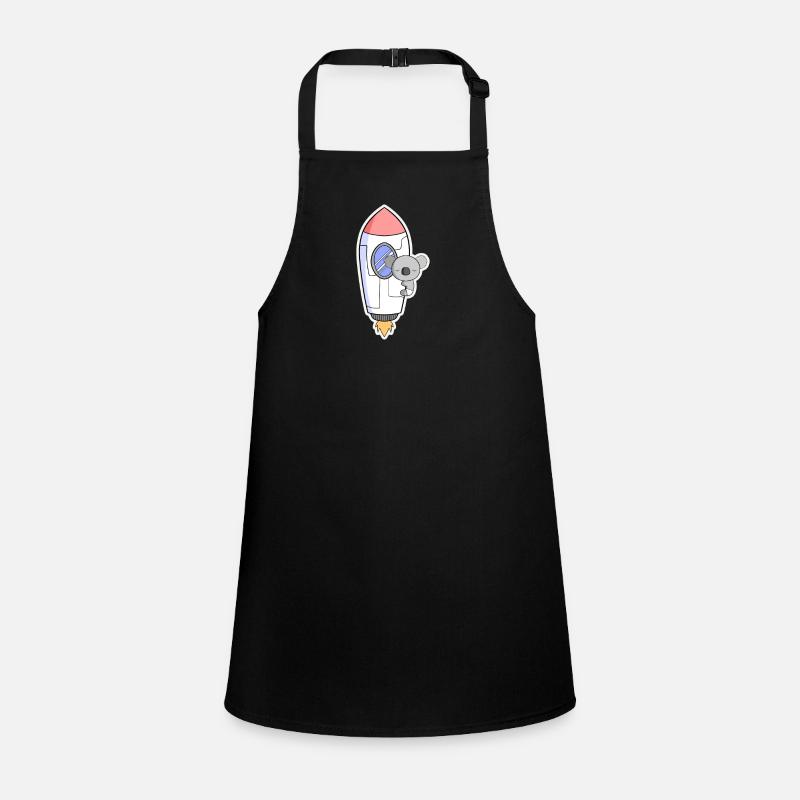 Koala rocket in orbit Children's Apron