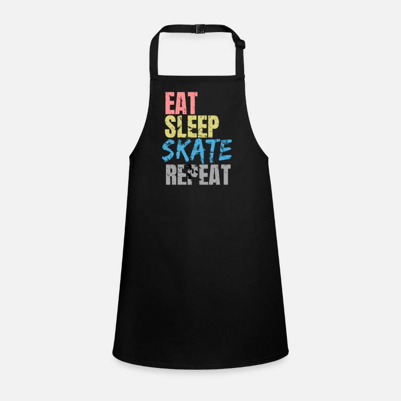 Eat Sleep Skate Repeat Tablier Enfant