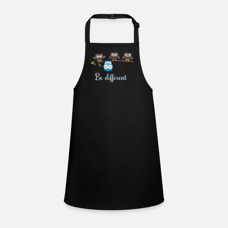 Be Different Owl Children's Apron