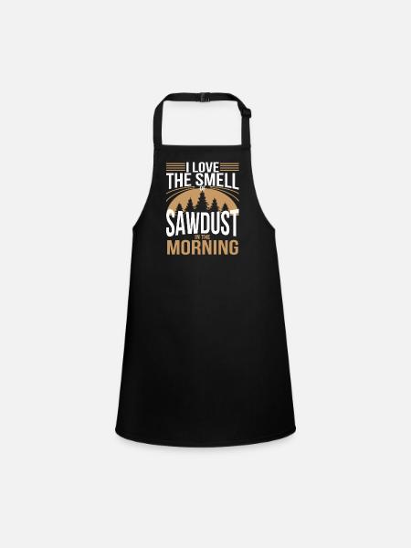 Lumberjack Lumberjack Gifts Lumberjack - Children's Apron - black - Front