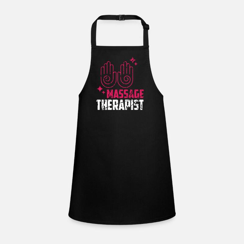 Massage therapy with hands Children's Apron