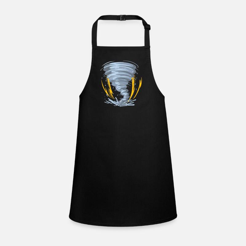 Tornado Hurricane Windstorm Gift Idea Children's Apron
