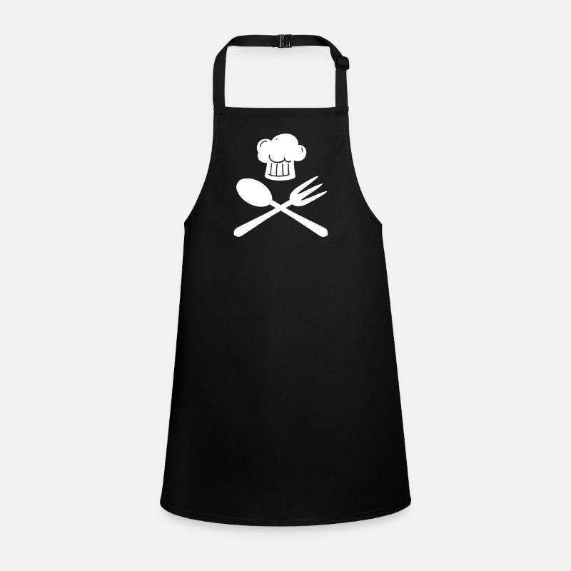 Cooking hat hobby chef spoon fork cook Children's Apron