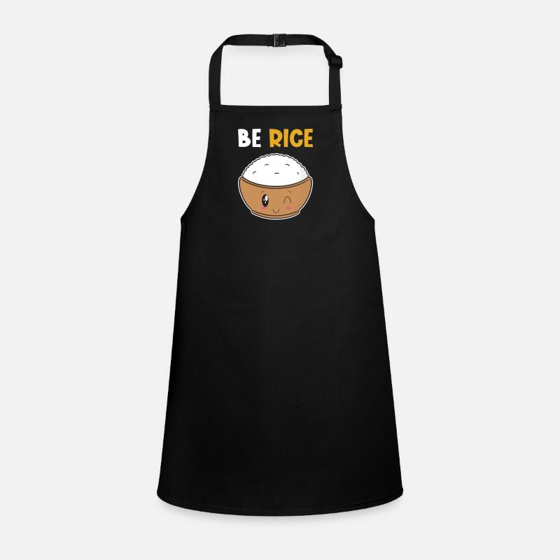 Kawaii Rice Funny Pun Rice Children's Apron
