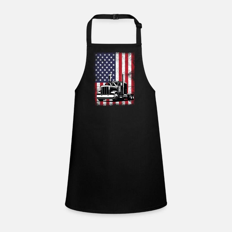 Etats-Unis Drapeau routier Tablier Enfant