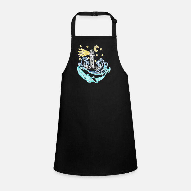 Lighthouse Coast Lake Sea Children's Apron
