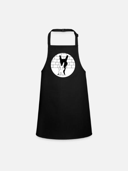 Evil Easter Easter Prison Rock Music - Children's Apron - black - Front