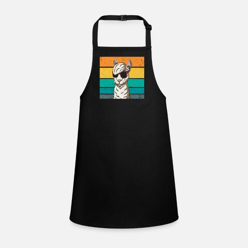 Alpaca Cool Sunglasses Children's Apron