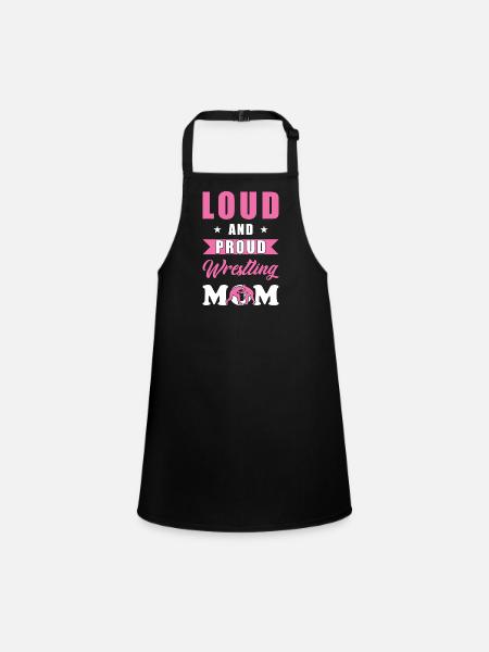 Catch mom - Tablier Enfant - noir - Devant