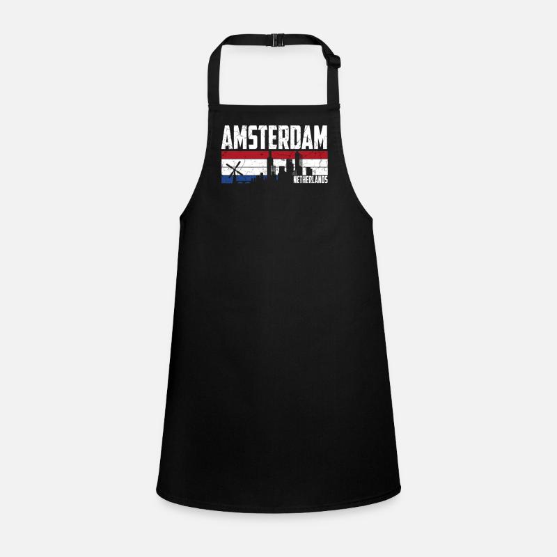 Amsterdam Skyline Netherlands Children's Apron