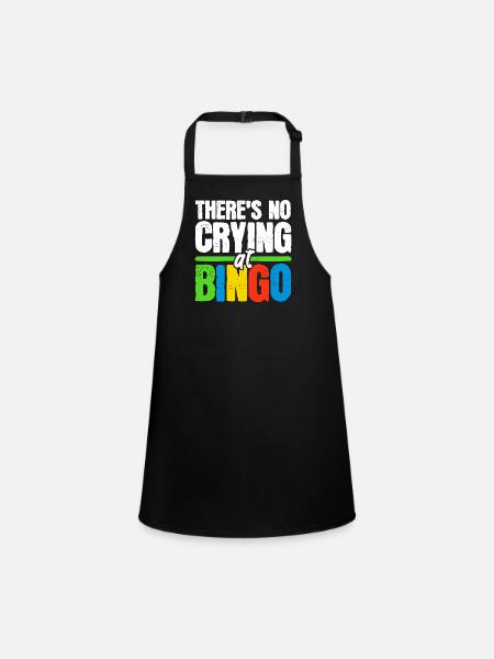 Bingo Bingo Players Bingo Calls - Children's Apron - black - Front