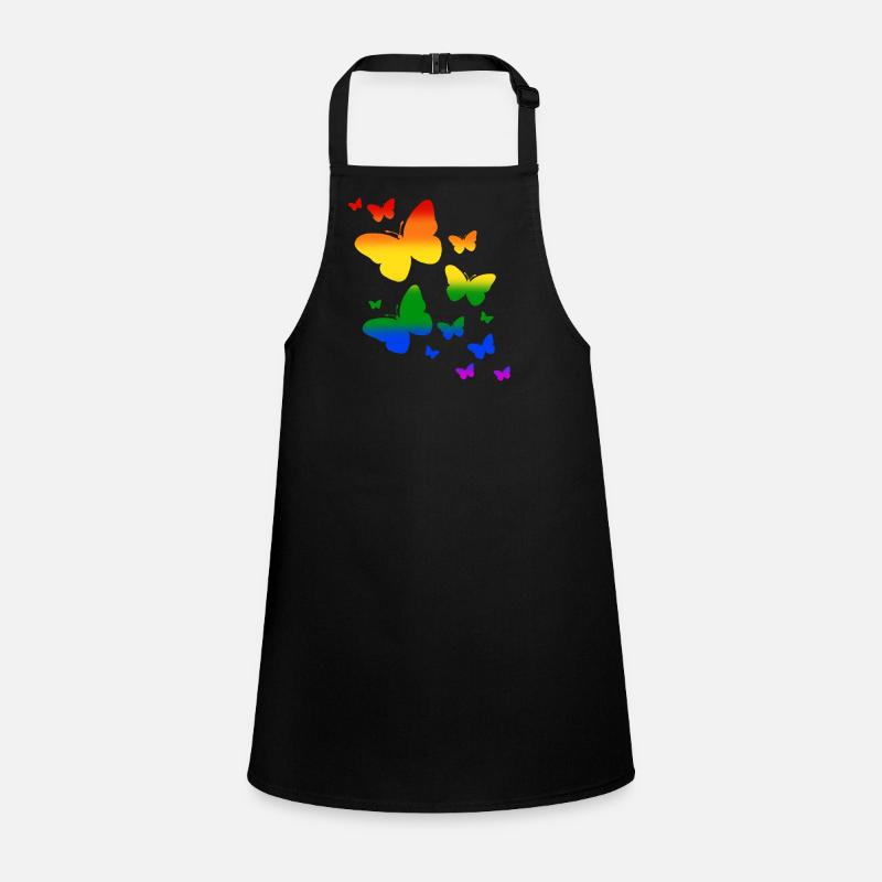 Schmetterling Schmetterlinge LGTBQ Pride Schürze für Kinder