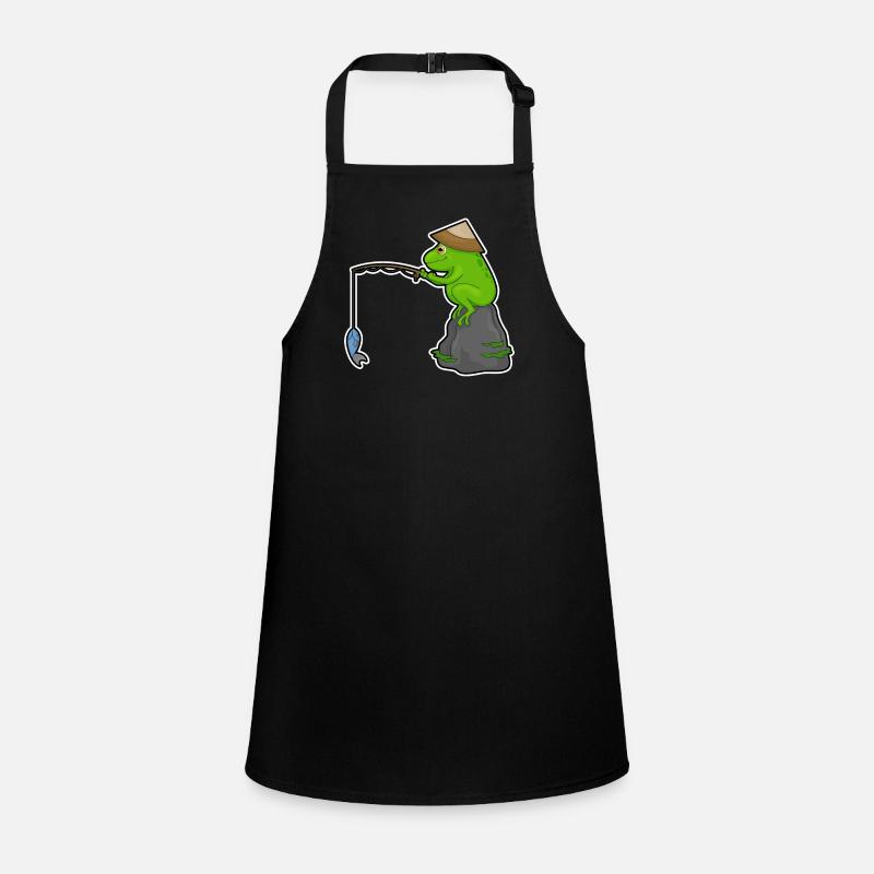Pêche au poisson pêcheur grenouille Tablier Enfant