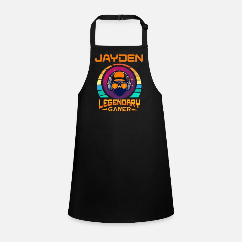 JAYDEN Legendary Gamer Personalized Name Gift Children's Apron