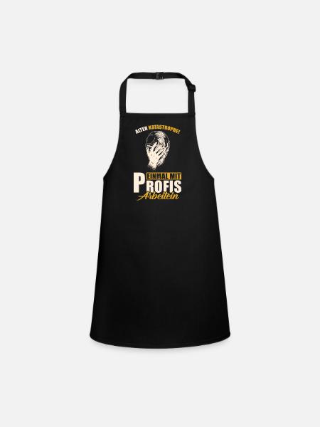 Old catastrophe - Children's Apron - black - Front