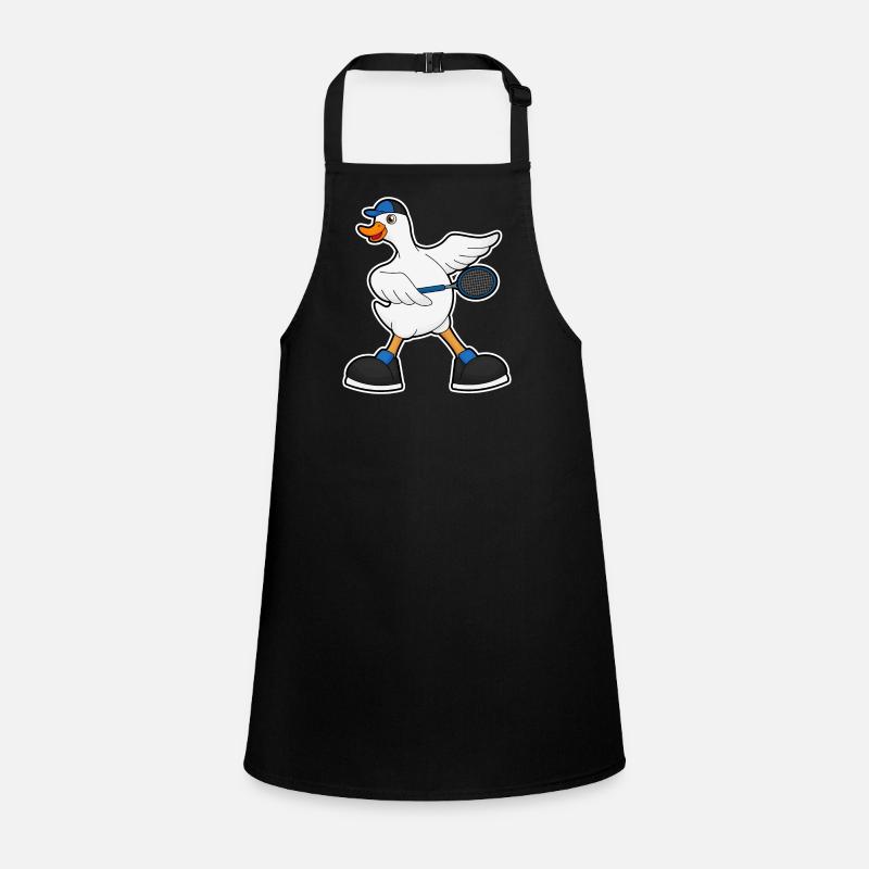 Duck Tennis Racket Children's Apron