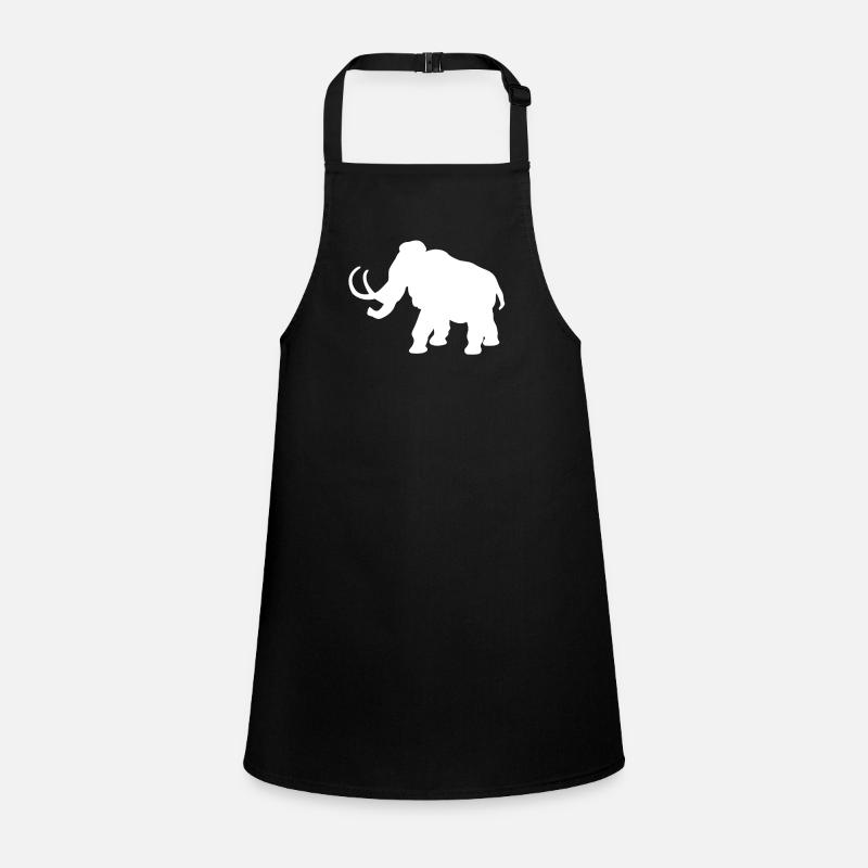 Mammoth Silhouette Stone Age Children's Apron