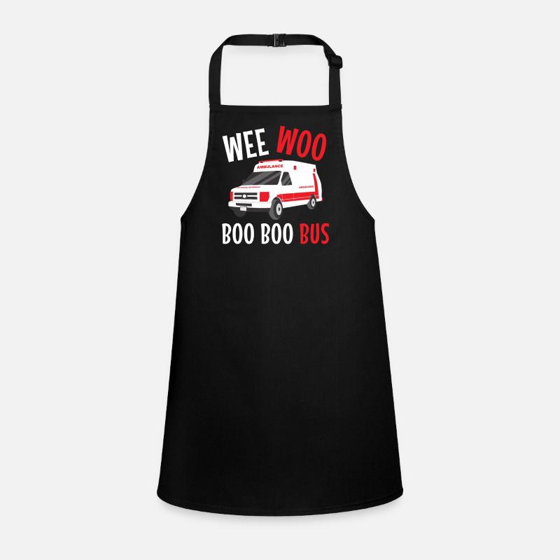 Paramedic Wee Woo Bus Ambulance Service Children's Apron