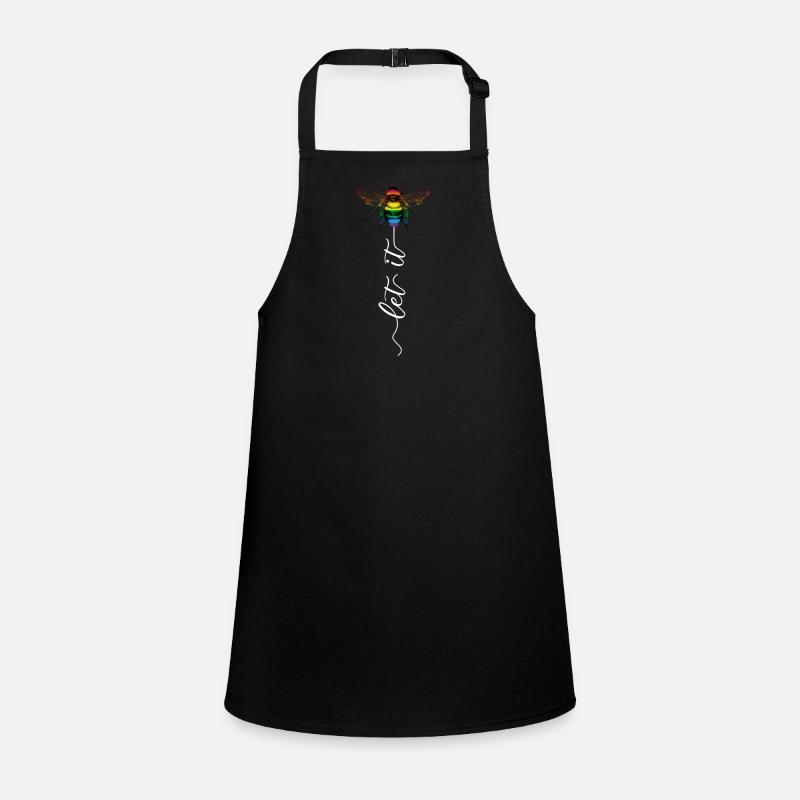 Sweet Bee Beekeeper Let It Bee LGBTQ Arc-en-ciel Tablier Enfant
