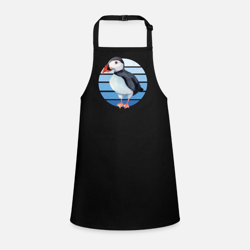 Puffin Parrot Lunde Bird Cadeau Tablier Enfant