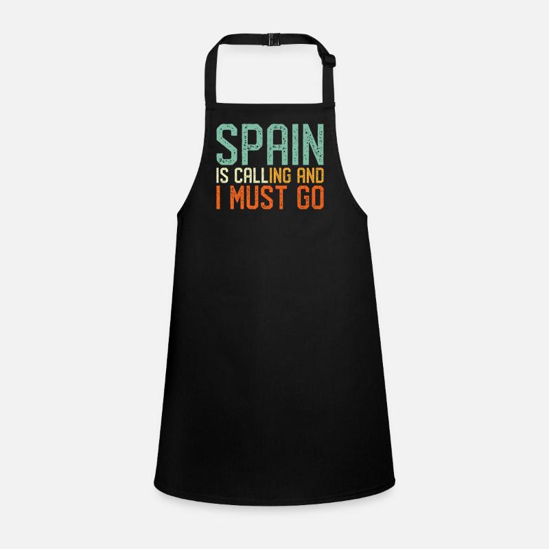 Spain is Calling I must go Children's Apron
