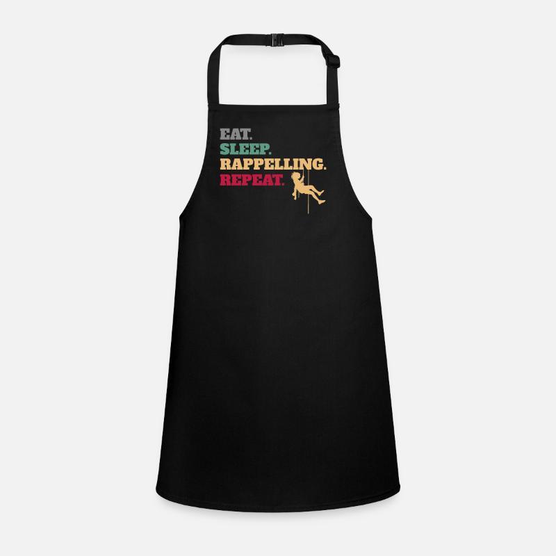 Eat Sleep Rappelling Repeat Children's Apron