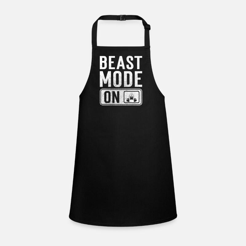 Bodybuilder Gift Beast Mode sur Tablier Enfant