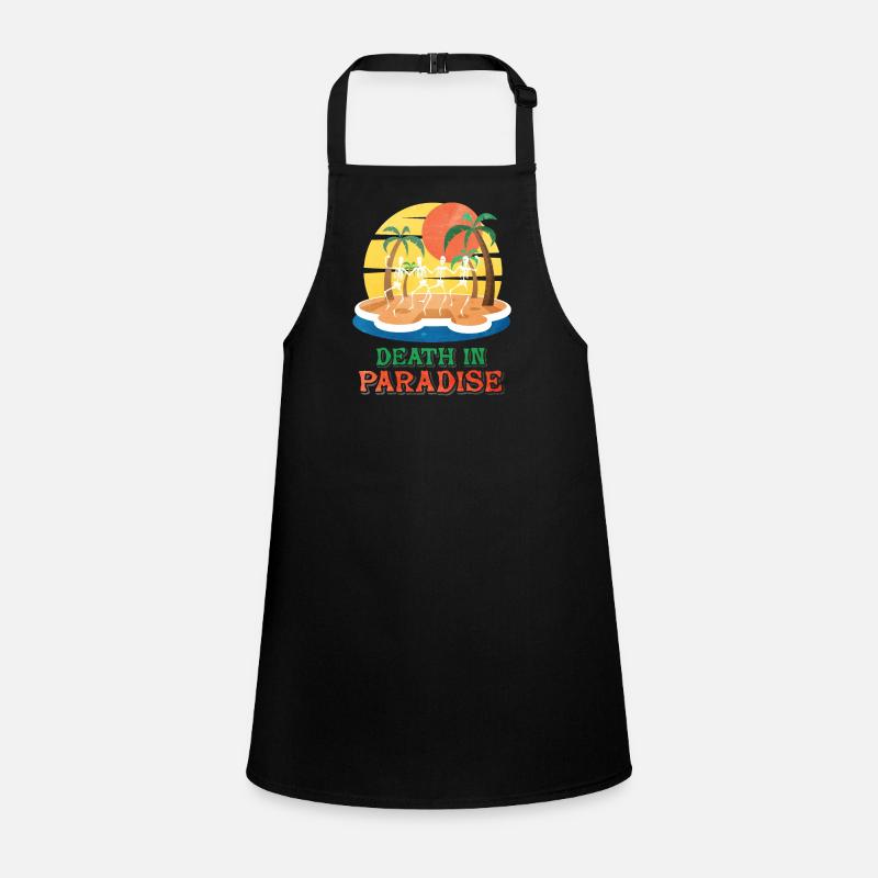 gift motif death in paradise Children's Apron
